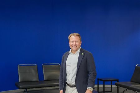 Martin Mertens ist B&uuml;rgermeister von Rommerskirchen. 