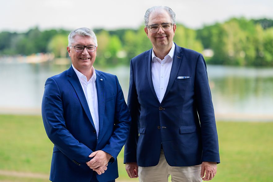 Ingo Steinbach und Andreas Kirschenmann