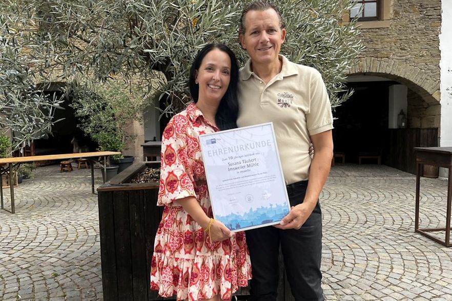 Susana und Tobias T&auml;ubert, Imsweiler M&uuml;hle