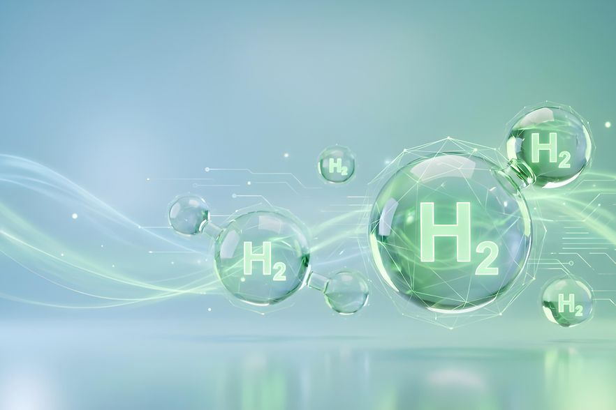 Element von Wasserstoff
