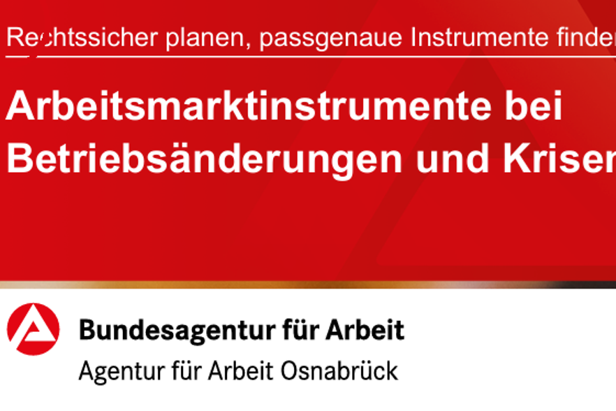 Arbeitsmarktinstrumente