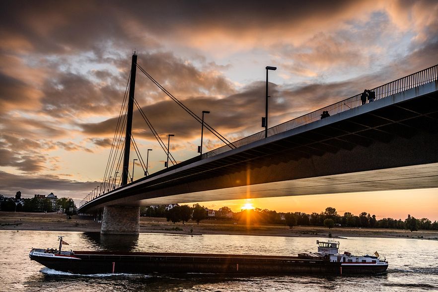 Br&uuml;cke &uuml;ber den Rhein in D&uuml;sseldorf